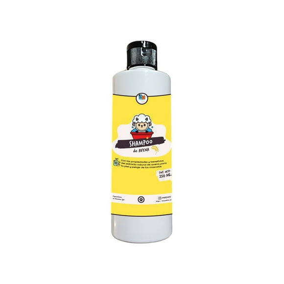 Shampoo Para Perros Y Mascotas 250 Ml Extractos Naturales Avena