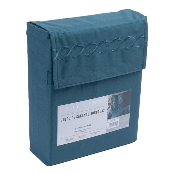 Juego De Sabanas Bordabas Cotton H-011 (200 HILOS)