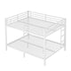 thumbnail image 3 of Metal Queen over Queen Bunk Bed for Teens and Adults,Space-Saving/Noise Reduced/No Box Spring Needed,White, 3 of 3