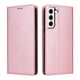 thumbnail image 1 of Funda Cartera para Samsung Galaxy S22 5G con Ranuras Tarjetas y Soporte - Protección Completa Oro rosa, 1 of 5