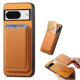thumbnail image 4 of Funda de Cuero Magnética con Tarjetero para Google Pixel 8 Cubierta Delgada Amarillo, 4 of 5