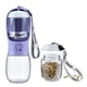 thumbnail image 1 of Botella de agua para perros Cibaabo con recipiente de comida de 550 ml, 1 of 6
