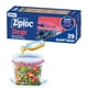 thumbnail image 1 of Bolsas de almacenamiento de alimentos con cierre hermético de un cuarto de galón en la parte inferio, 1 of 6