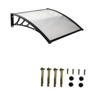 Ioensy - Marquesina Para Puerta Piezas Modernas Práctico Toldo Para Puerta Con Protección Solar Para Porche Longitud Por Pared 100 Cm