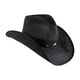 thumbnail image 1 of Sombrero Stetson Onyx Negro Mediano con Banda de Cuero Tachonada, 1 of 1