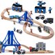 thumbnail image 1 of Set de trenes de madera SainSmart Jr. Niños policiales interactivos, 1 of 7