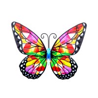 Ioensy - Mariposas De Metal Decoración De Pared Mariposas De Metal Esculturas Para Cerca Patio Balcón Estilo B