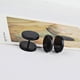 thumbnail image 1 of 1pair Dumbbell Earrings: Get Ready to Turn Heads with These Stylish Round Studs!, 1 of 5