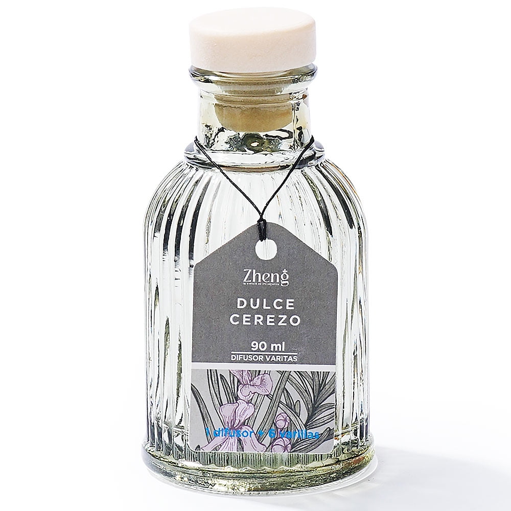 Difusores De Varillas Zheng Jardi Serie 90ml Aromas Ambienta Dulce Cerezo Aromatizador