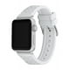 thumbnail image 1 of Correa para Apple Watch Coach Elevate Look de silicona blanca 38/40/41, 1 of 3