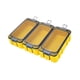 thumbnail image 4 of Caja Compacta Para 3 Aparejos De Pesca, Para Ninfas Y Streamers, Color Amarillo, 4 of 4