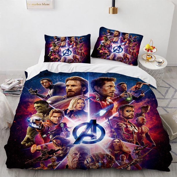x1822 Bed SheetsHot Sale Movie Bedding Set,Boys Girls Twin Size,Duvet Cover Pillowcase Bed Kids Adult 3-Piece Bedding Set (1 Duvet Cover + 2 Pillow Shams) nj1822