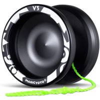 Yoyo Magicyoyo V3 Para Niños De 8 A 12 Años O Más Con Funda Y 12 Cuerdas, Color Negro