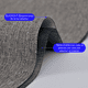 thumbnail image 3 of Cortina Roller Blackout Doble 2 Paño 100x200 Con Visillo Gris Oscuro Lino Sin Cenefa Guiza, 3 of 7