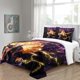 thumbnail image 4 of Cute- Bed Du-vet -Cov-er Dem-on Anime Sla-yer Bedding Se-ts 3D Printed Light-weight 3 Piec-e Comfor-ter Sets 1 Duve-t Cover and 2 Pillow -Shams for Kids Boys Girls Full203x228cm, 4 of 5