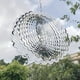 thumbnail image 1 of 1pc 3D VR Hanging Wind Spinner Outdoor Decoration For Garden Wind Chime Metal Yard, Stainless Steel Tree Of Life 3D Spinner With 360° Rotating Hook, 1 of 2