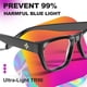 thumbnail image 4 of Gafas de bloqueo de luz azul VISOONE BONA, varios colores, 4 of 6