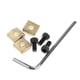 thumbnail image 1 of 3 Tornillos De Tuerca De Bloqueo Para Guitarra, Repuesto De Piezas De Guitarra Para Puente Trémolo Dorado, 1 of 5