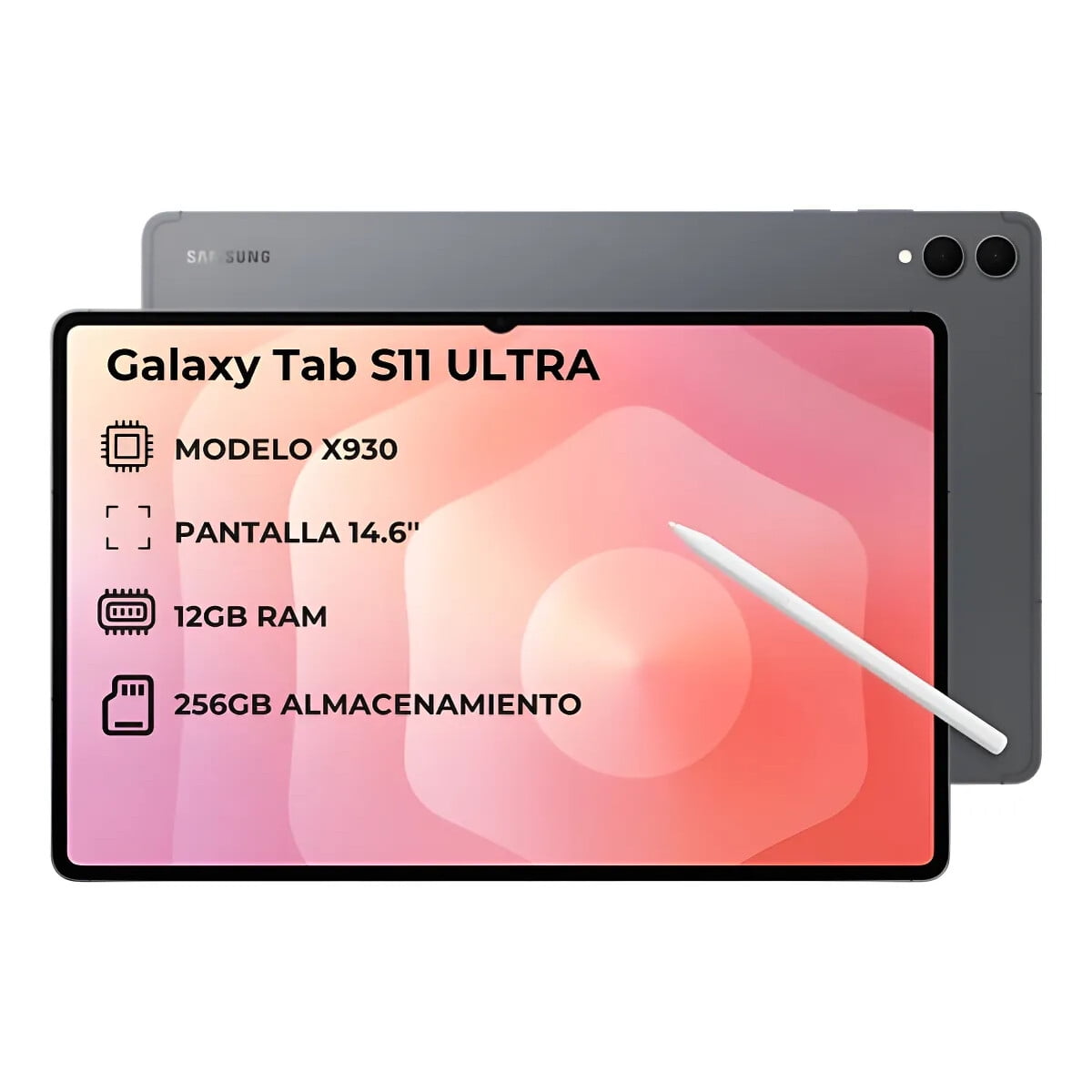 Tablet Samsung Galaxy Tab S11 Ultra 14.6 12gb 256gb Wifi Gris