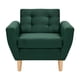 thumbnail image 1 of Sofa Bote 1c Felpa 05 Verde Botella, 1 of 6