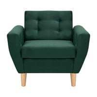 Bodevir - Sofa Bote 1C Felpa 05 Verde Botella