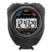 Gen - Cronometro Deporte Temporizador Digital De Mano Negro