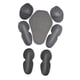 thumbnail image 4 of 7 Piezas De Hombreras Y Coderas Ajustables, Accesorios Fáciles De Limpiar Para Motocicleta, 4 of 5