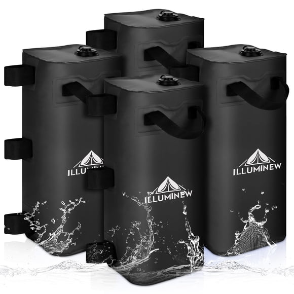 Bolsa de Peso de Agua ILLUMINEW Paquete de 4 de 100 kg para Carpa