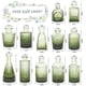 thumbnail image 2 of Set De Jarrones Glass Bud Vintage Green 12 Piezas, 2 of 7