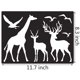 thumbnail image 2 of Plantillas de pintura de animales CSPRING 12 piezas 30 × 21 cm, 2 of 6