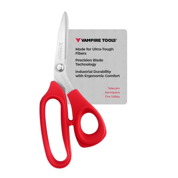 Tijeras Vampliers 20 cm Fibra Óptica Kevlar de Alta Resistencia