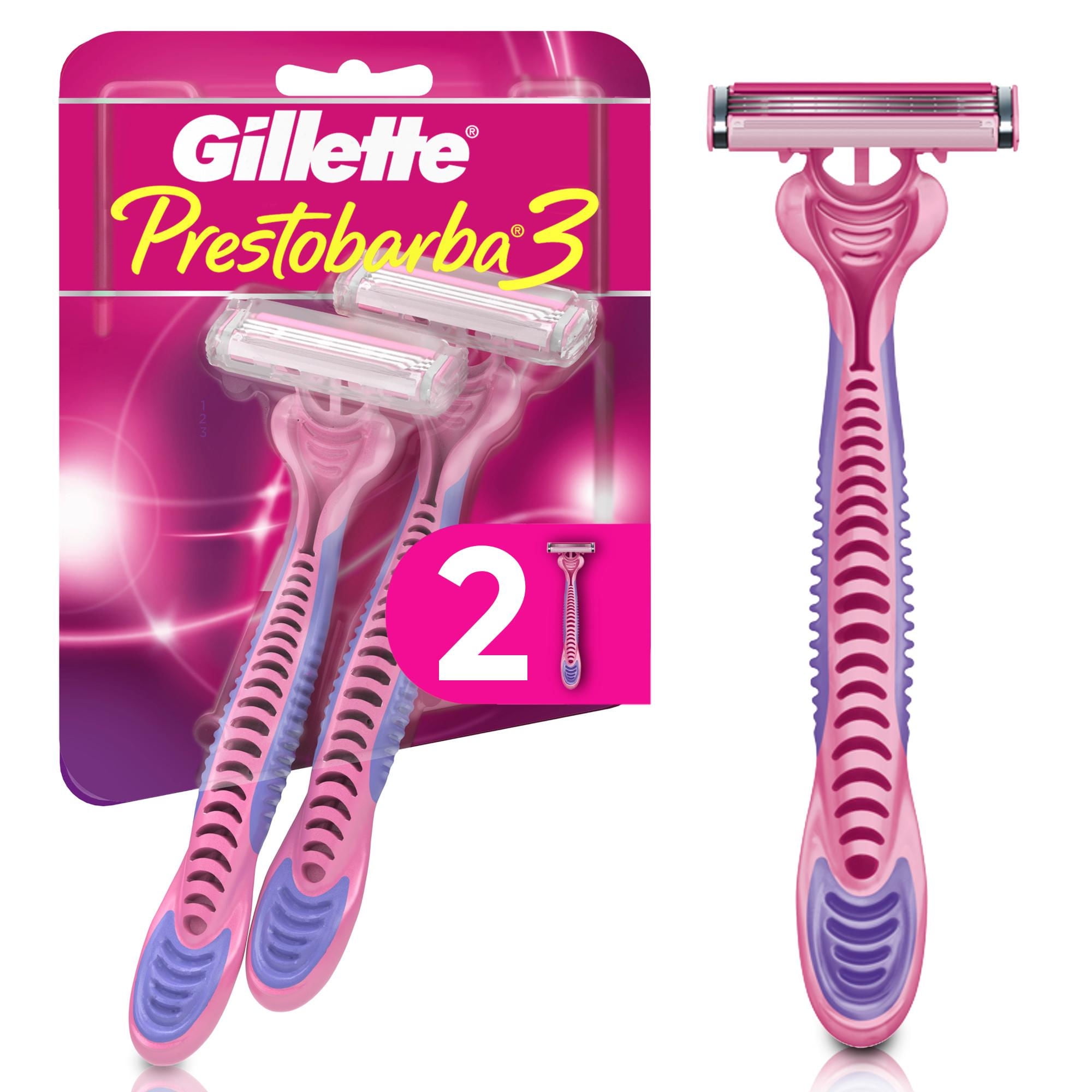 Máquina De Afeitar Desechable Prestobarba3 Con Aceites Botánicos 1 Un Gillette