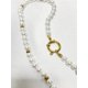 thumbnail image 4 of Collar De Perla Mallorca Bolita Dorada 5mm 45cm Broche Timon Blanco, 4 of 4