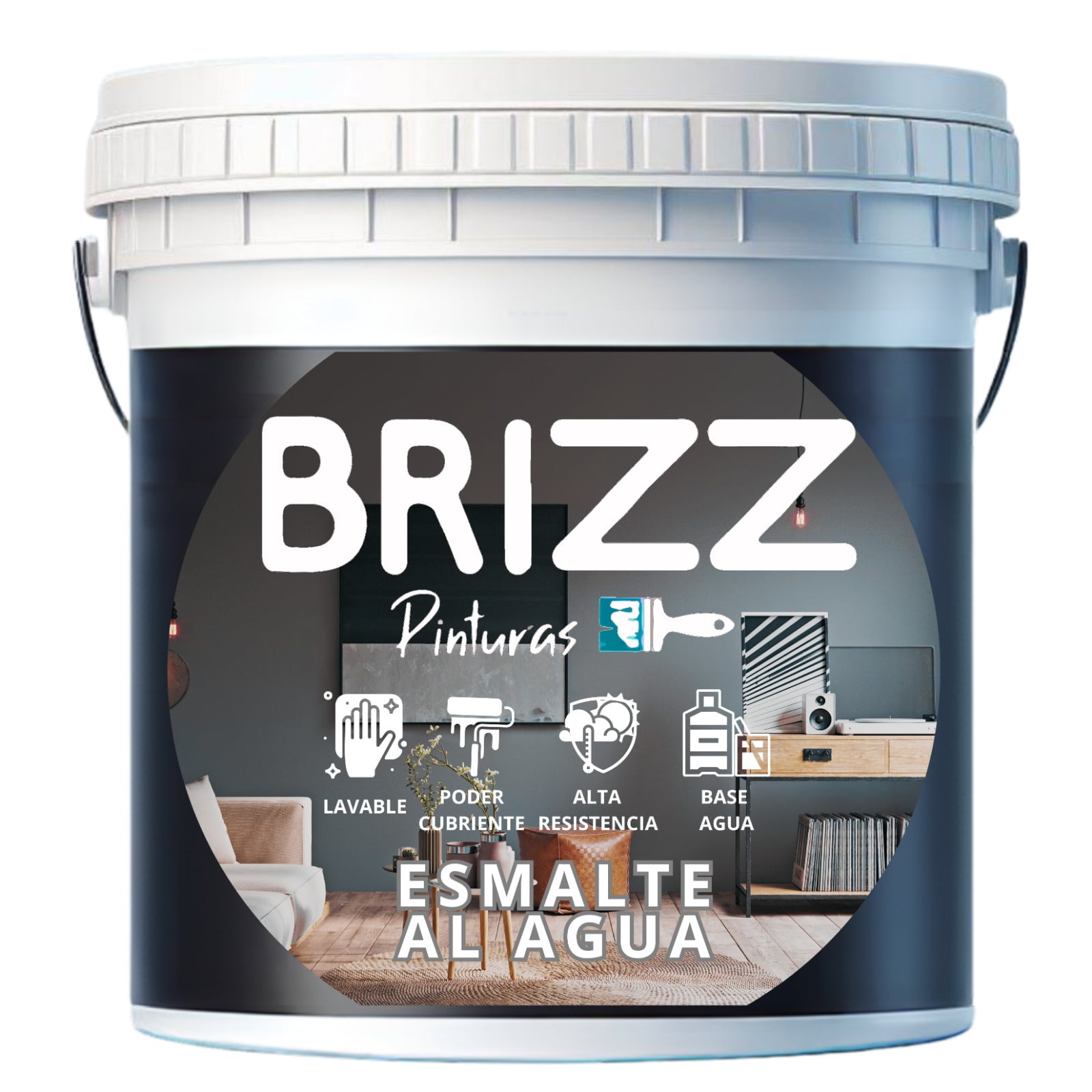 Baum - Esmalte Al Agua Blanco (galón 4 L) /brizz