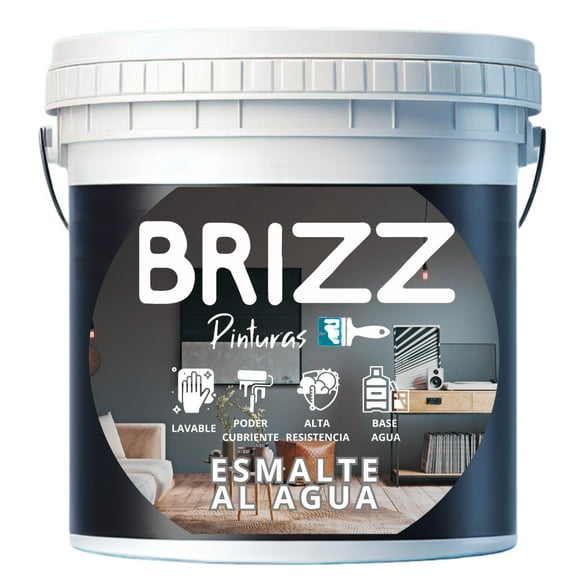 Esmalte Al Agua Blanco (galón 4 L) /brizz