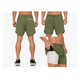 thumbnail image 2 of Short Deportivo Hombre Pantalones Cortos Secado Rápido Sport VERDE TALLA M, 2 of 5