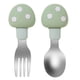 thumbnail image 1 of Mushroom Silicone Baby Spoon Fork Feeding Set, 1 of 4