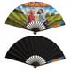 thumbnail image 5 of Bibi y Tina Abanico Plegable Chino, Abanico de Mano de Poliéster Plegable, Abanicos para Baile Fiesta Hogar, Adecuado para Hogar, Oficina, Fiesta, 5 of 6