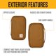 thumbnail image 2 of Organizador de Herramientas Carhartt 17 cm x 25 cm x 8 cm Marrón, 2 of 9