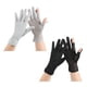 thumbnail image 1 of 2 pares de guantes de verano con protección solar para hombres y mujeres, transpirables, antiultravioleta, sin dedos, de seda helada para exteriores., 1 of 5