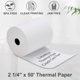thumbnail image 3 of Rollos de papel térmico (50 rollos) de 57 mm x 15,3 m LabelMore 2 1/4, 3 of 9