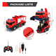 thumbnail image 3 of Auto A Control Remoto Belug Transformer Bombero Lanza Agua 828-5 C Rojo, 3 of 5