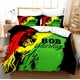 thumbnail image 1 of Bob Marley Quilt Cover Bedding Sets Duvet Cover Pillowcase 3-Piece Bedding Set (1 Duvet Cover + 2 Pillow Shams), 1 of 5