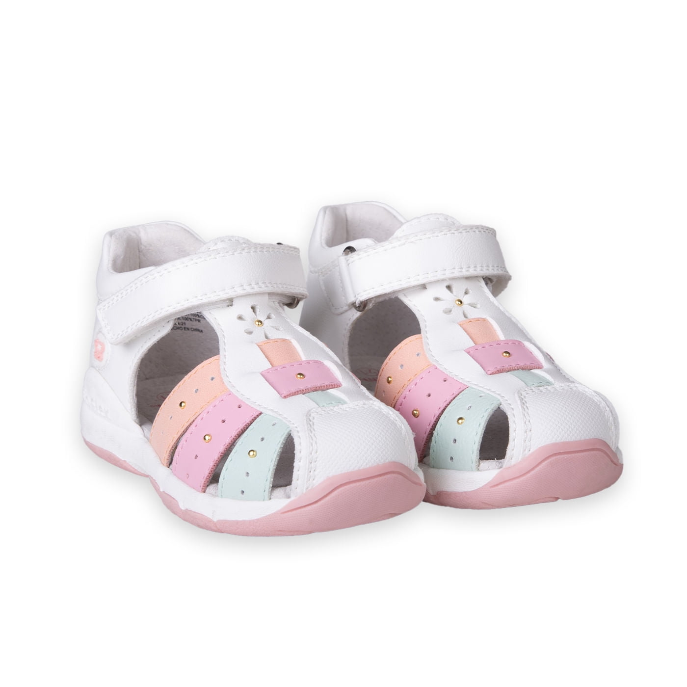 Sandalias Bebé Niña Blanco Pillin