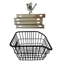 Magideal - Cesta Trasera Para Bicicleta, Cesta Para Portaequipajes Para Bicicletas, Cesta De Almacenamiento Universal Para Bicicletas De Montaña, Cesta Para Port