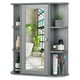thumbnail image 1 of Mueble de baño montado en la pared COSTWAY con espejo gris, 1 of 3