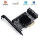 thumbnail image 2 of Tarjeta controladora PCIe SATA MZHOU de 10 puertos con 10 cables SATA, 2 of 7