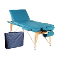 Camillas Chile - Camilla Plegable M1 Premium Reiki Verde Azulado