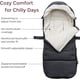thumbnail image 2 of Stroller Footmuff Momcozy Negro, 2 of 3