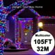 thumbnail image 1 of Add a Magical Glow to Your Home & Garden - 300LEDs Solar-Powered Copper Wire String Lights in 8 Modes!, 1 of 3